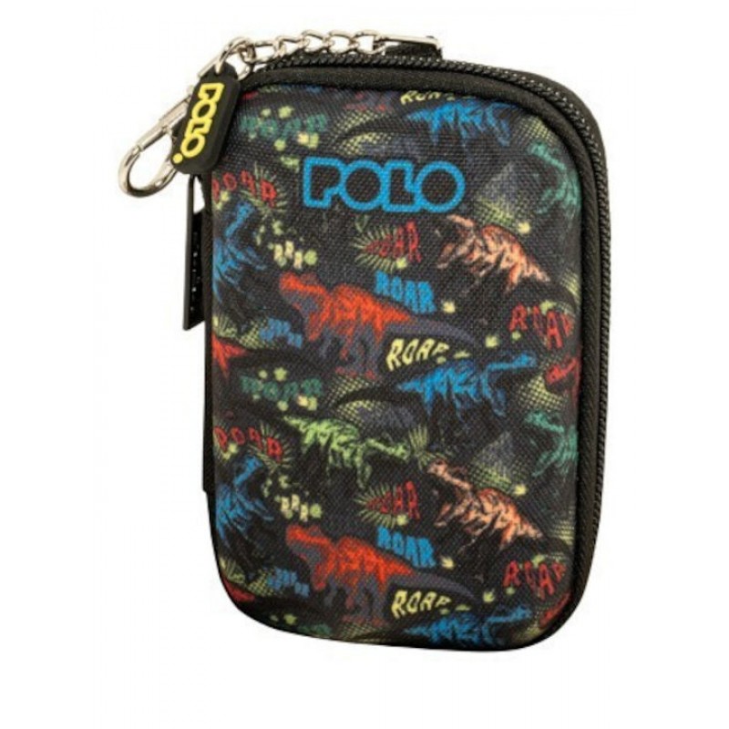 Κλειδοθήκη-Πορτοφόλι Clip & Zip Mini Μαύρο Μπλε 9-27-006-8469 Polo 