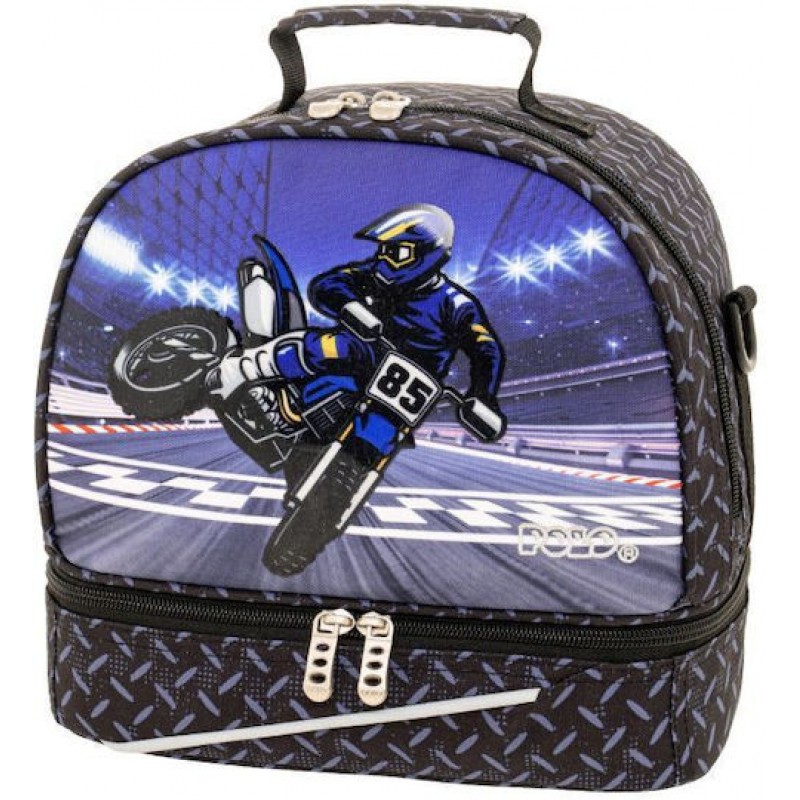 Σχολική Ισοθερμική Θήκη Φαγητού  Kid's Fun Ii 6lt Μπλε 26x15x24cm Polo