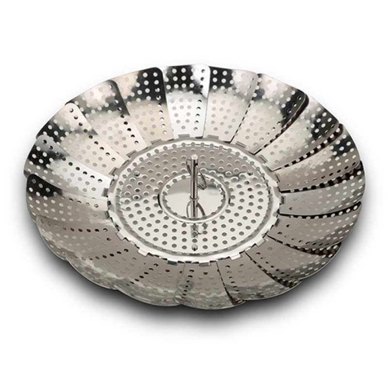 Πτυσσόμενο Καλάθι Για Μαγείρεμα Στον Ατμό Ανοξείδωτο 28Εκ Nava