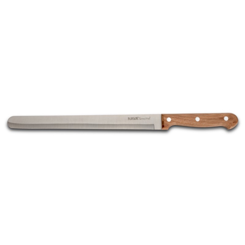 Aνοξείδωτο ατσάλινο μαχαίρι αλλαντικών "Terrestrial" με ξύλινη λαβή 36cm