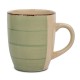 Κούπα Stoneware "Lines Oil Green" 350ml