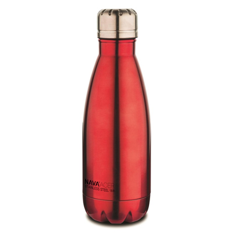 Μπουκάλι Θερμός  Ανοξείδωτο Κόκκινο "Acer" 350ml