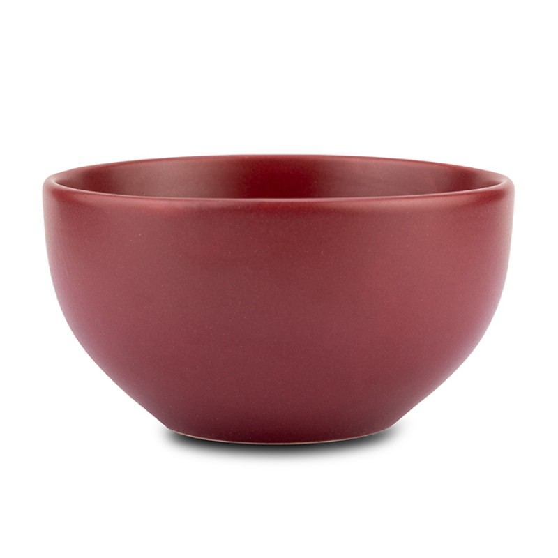 Μπολ Δημητριακών Stoneware "Soho" Μπορντώ 14.5Εκ Nava