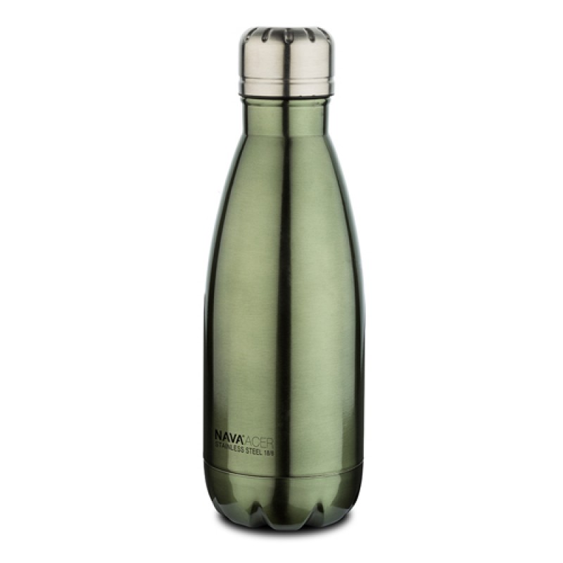 Μπουκάλι Θερμός Ανοξείδωτο Πράσινο "Acer" 350ml