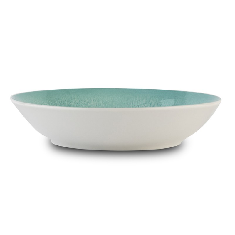 Πιάτο Σούπας Πορσελάνινο Γαλάζιο "Alexandra" 20Εκ Nava