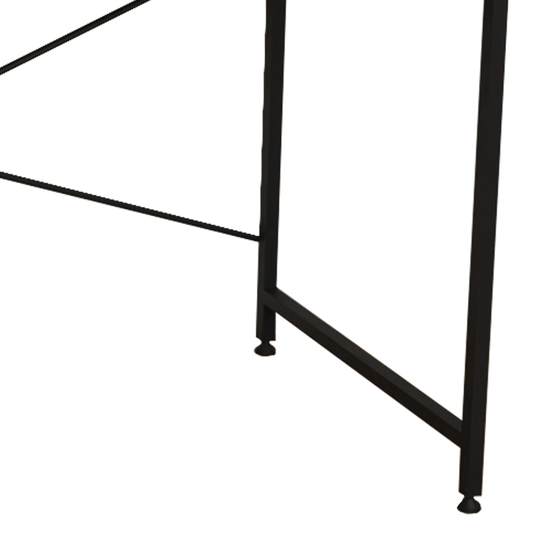 Γραφείο Εργασίας Karvem Ανθρακί Μελαμίνης - Μαύρο Μέταλλο 120x60x73Εκ Pakoworld 