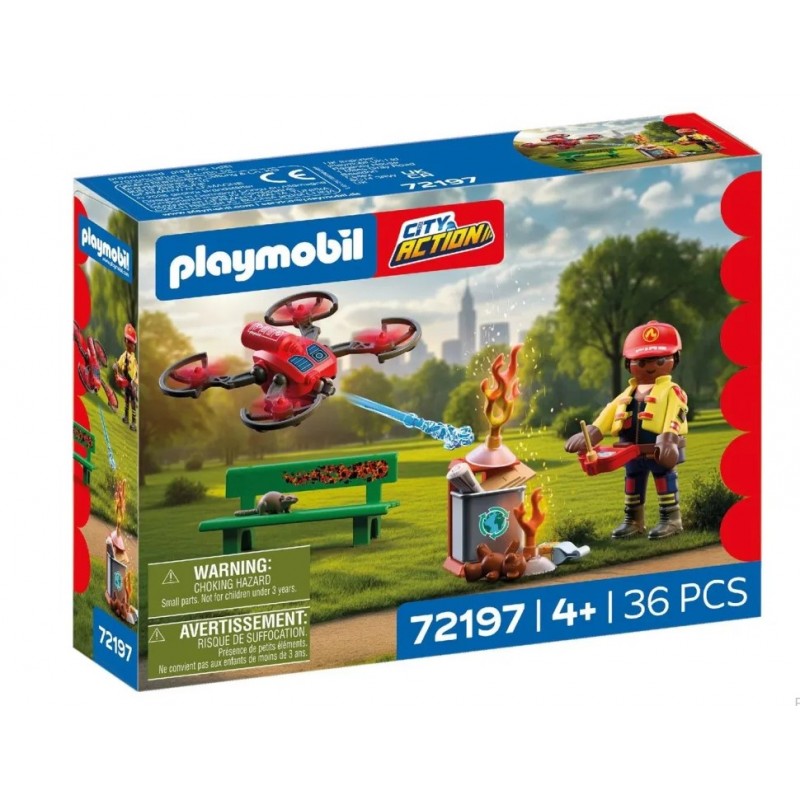Country Firefighting Drone Για 4 Ετών Playmobil 