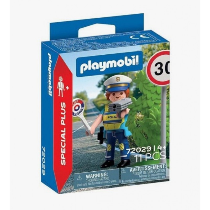 City Action Αστυνομικός Με Ραντάρ Ταχύτητας Για 4 Ετών Playmobil 