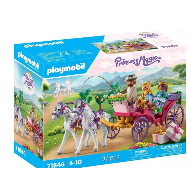 Princess Magic Βόλτα Με Την Πριγκιπική Άμαξα Για 4-10 Ετών Playmobil 