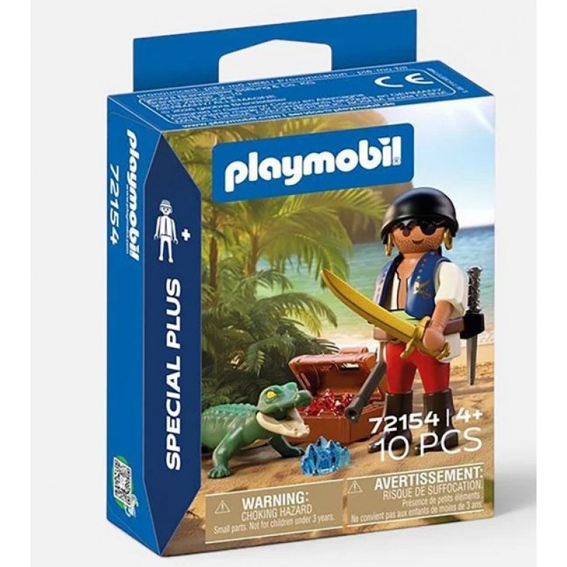 Special Plus Πειρατής Εναντίον Αλιγάτορα Για 4 Ετών Playmobil 