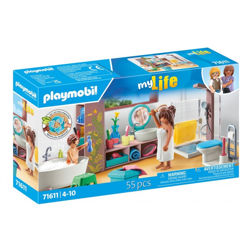 MyLife Μοντέρνο Σπίτι Μοντέρνο Μπάνιο Για 4-10 Ετών Playmobil 