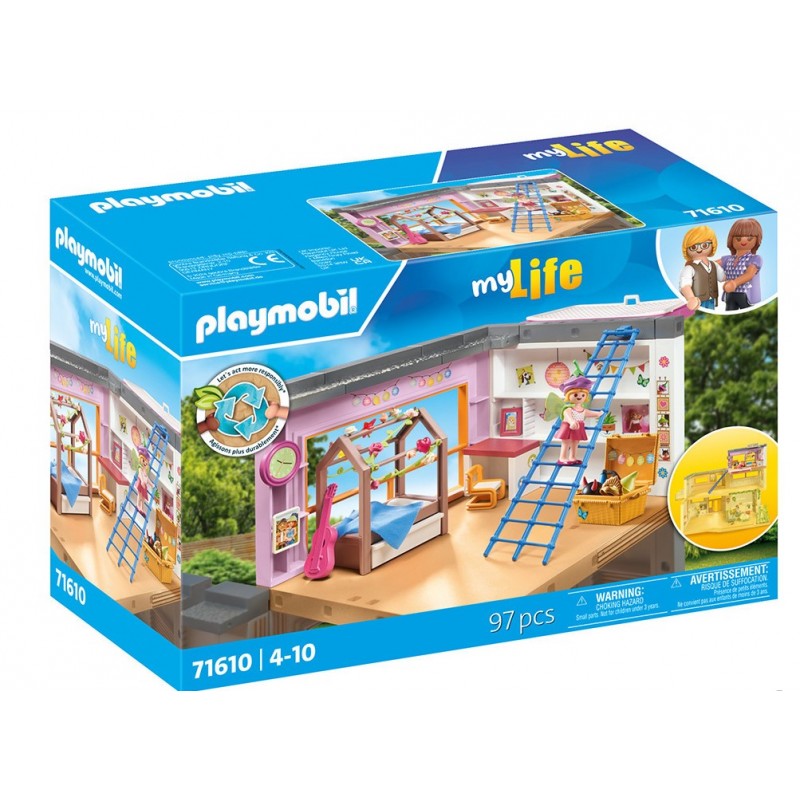 MyLife Μοντέρνο Σπίτι Μοντέρνο Παιδικό Δωμάτιο Για 4-10 Ετών Playmobil 