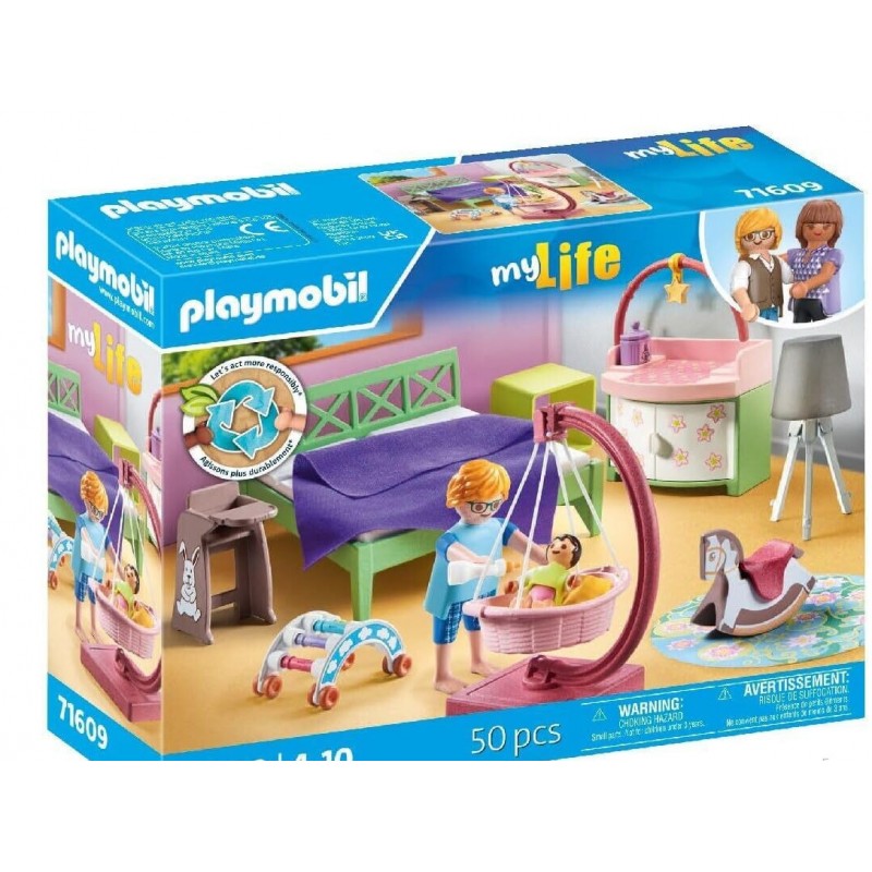 MyLife Υπνοδωμάτιο Με Κούνια Για 4-10 Ετών Playmobil 