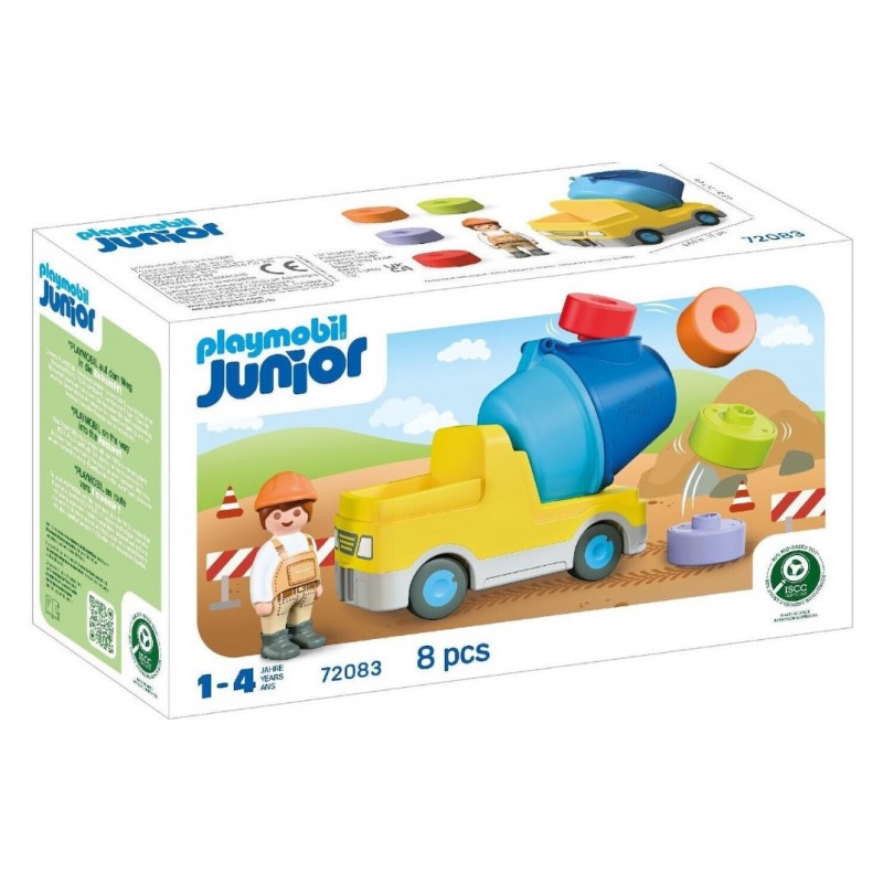 Junior Μπετονιέρα Με Εργάτη Για 1-4 Ετών Playmobil 