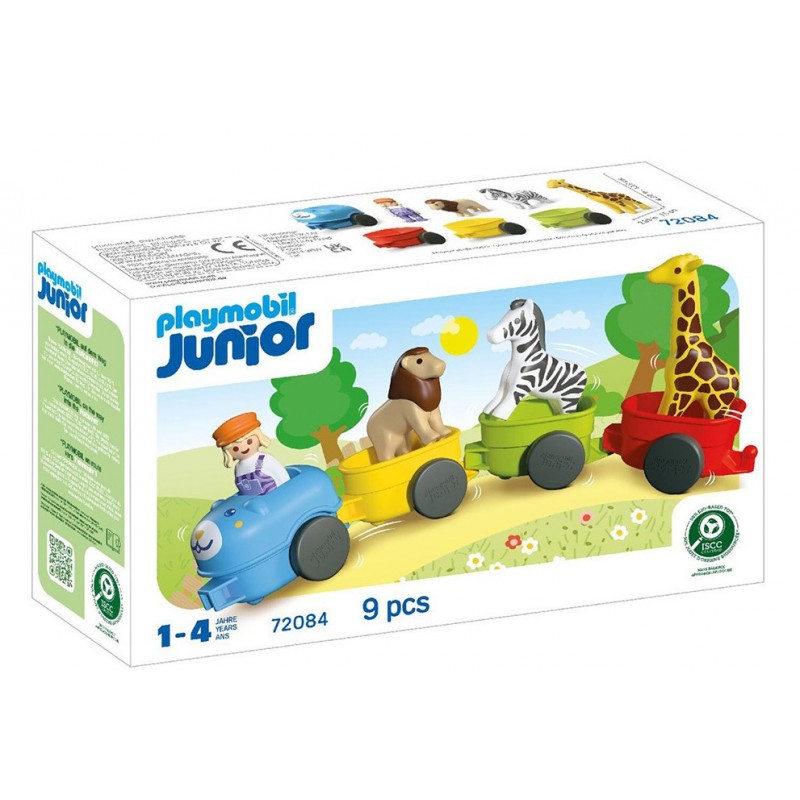 Junior Τρένο Με Ζωάκια Για 1-4 Ετών Playmobil 
