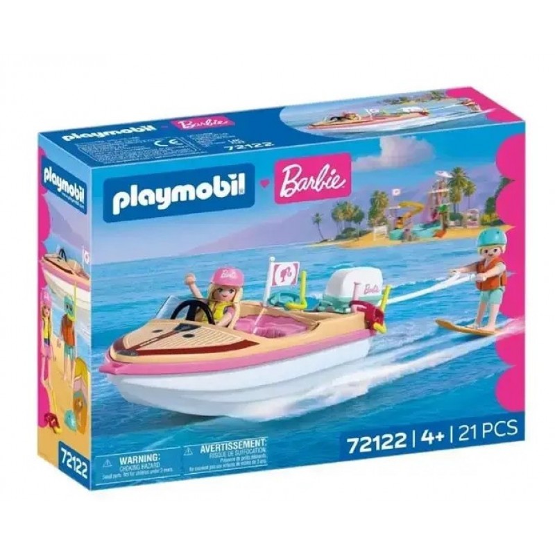 Barbie Ταχύπλοο Σκάφος Για 4 Ετών Playmobil 