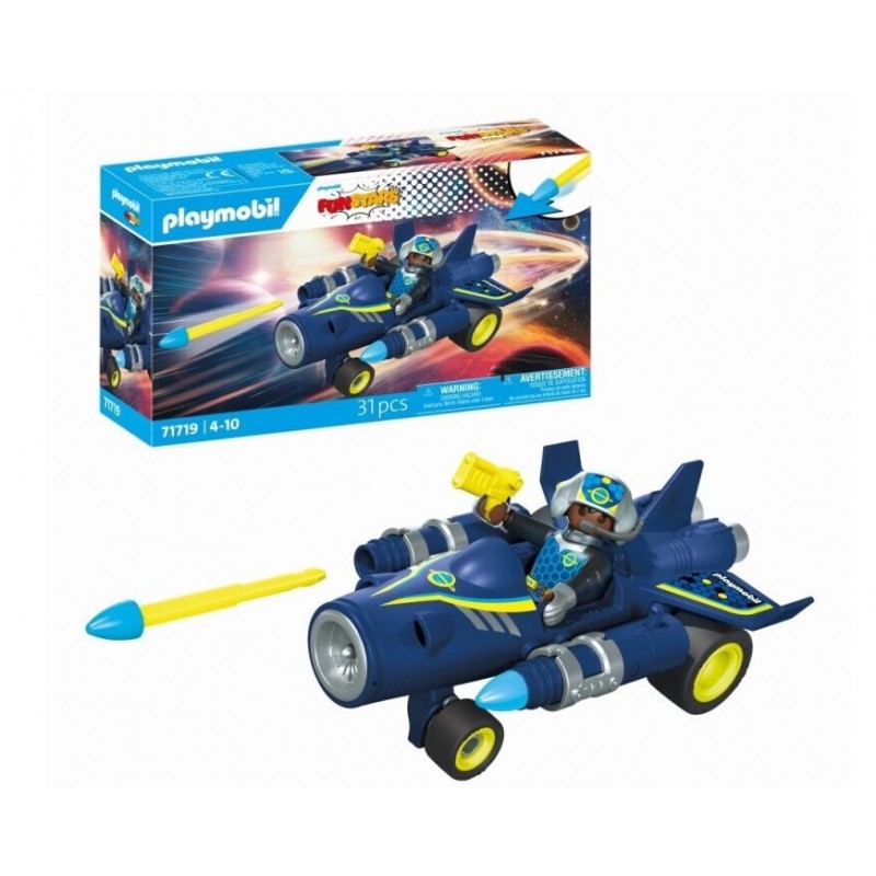 Funstars Αεριωθούμενο Όχημα Για 4-10 Ετών Playmobil 