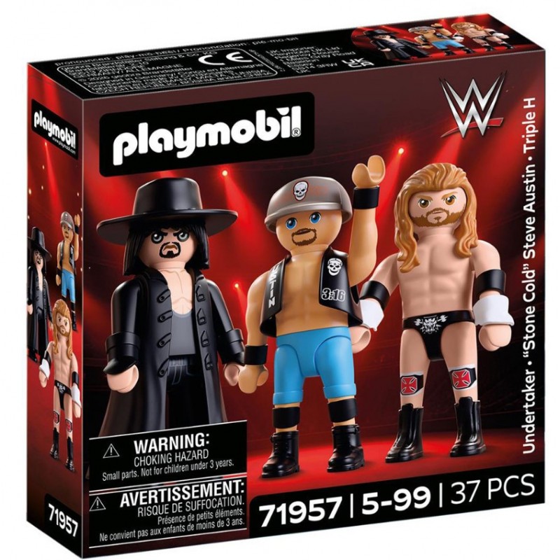 WWE Τρεις Παλαιστές Της Attitude Era Για 5-99 Ετών Playmobil 