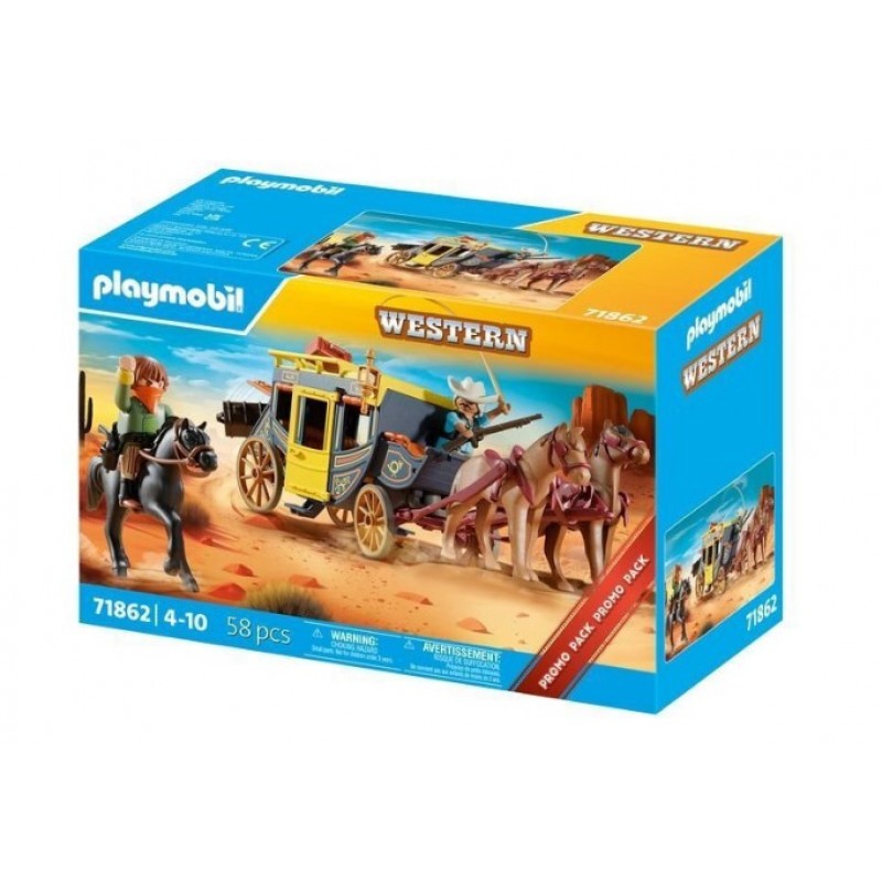 Western Άμαξα Άγριας Δύσης Για 4-10 Ετών Playmobil 