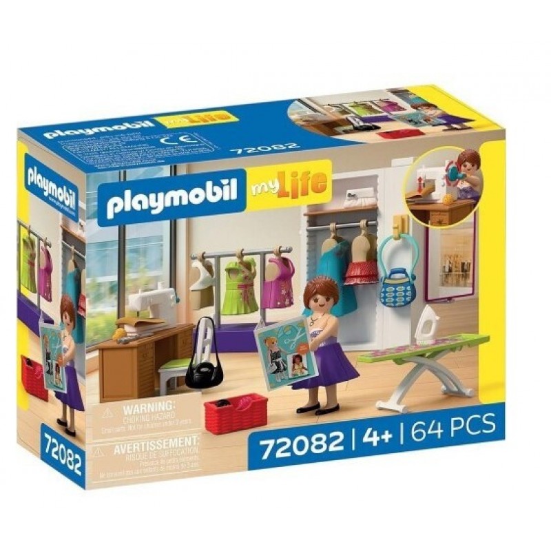 MyLife Ατελιέ Σχεδιάστριας Μόδας Για 4 Ετών Playmobil 