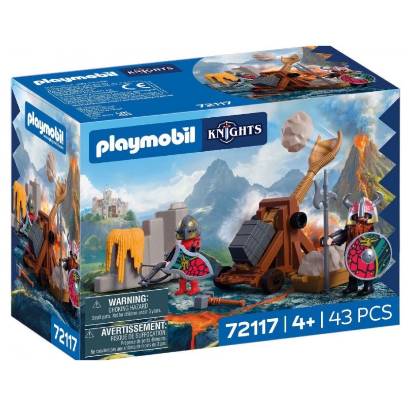 Knights Καταπέλτης Ιπποτών Δράκου Για 4 Ετών Playmobil 