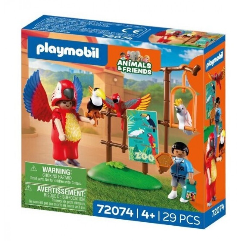 Ταΐζοντας Τα Πουλιά Του Πάρκου Για 5 Ετών Playmobil 