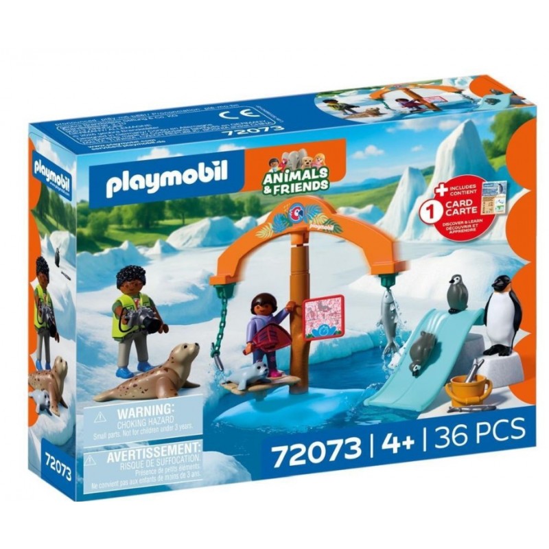 Animals & Friends Εξερευνώντας Τα Ζώα Των Πάγων Για 4 Ετών Playmobil 