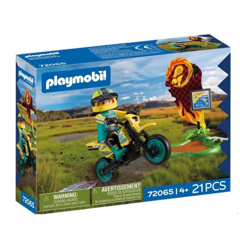 Μοτοσικλέτα Offroad Για 4 Ετών Playmobil 