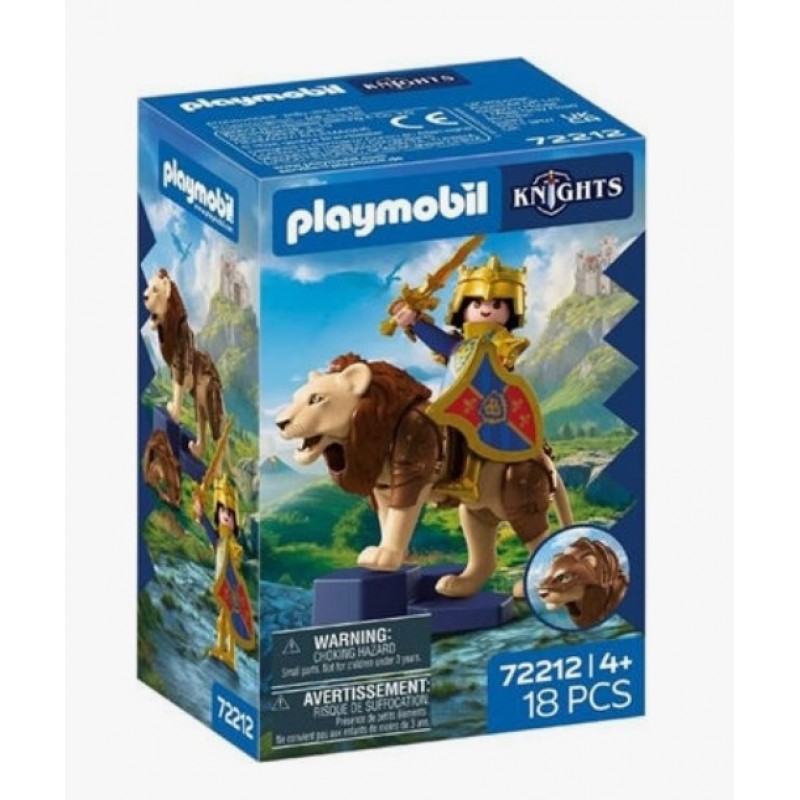 Knights Χρυσός Ιππότης Με Λιοντάρι Για 4 Ετών Playmobil 