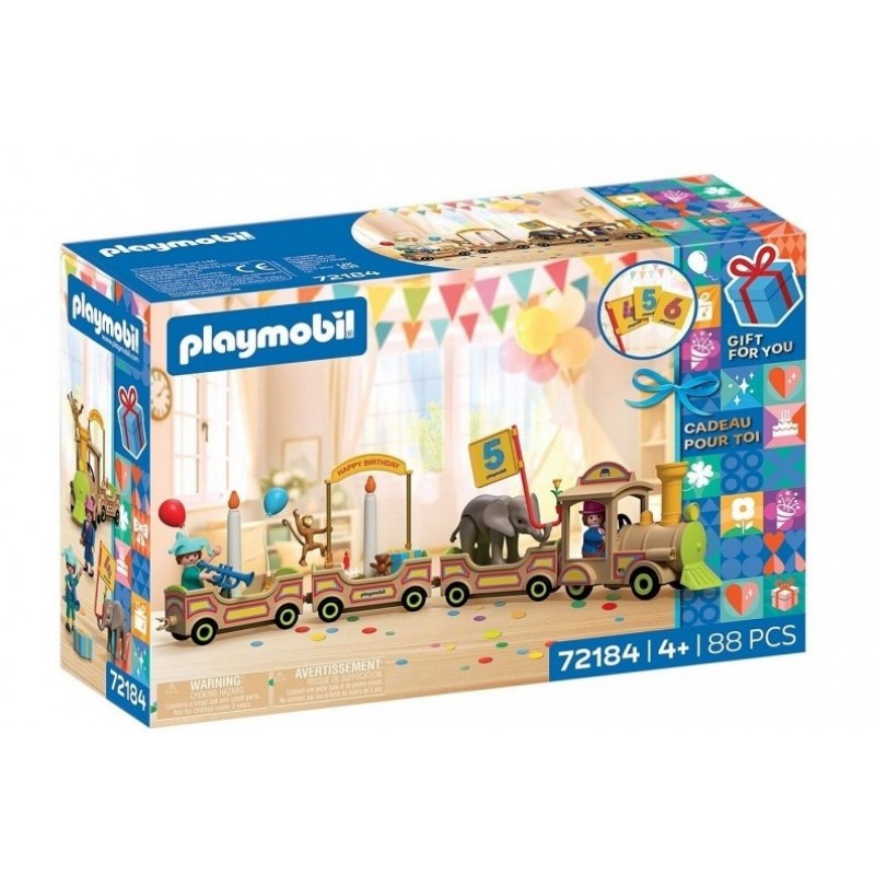 Gift for You Τρενάκι Γενεθλίων Για 4 Ετών Playmobil 
