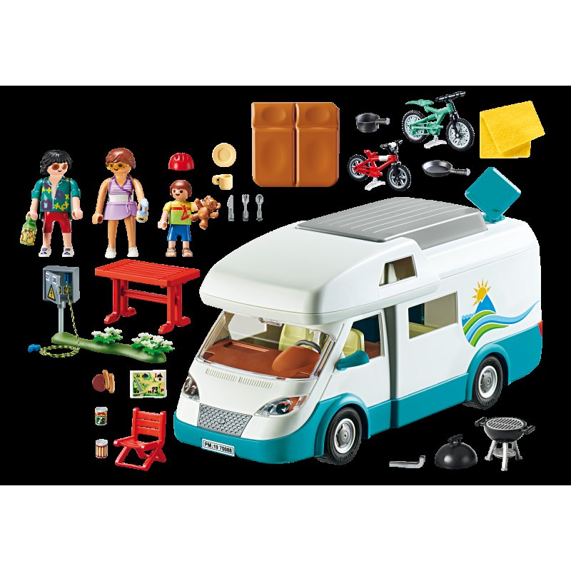 Αυτοκινούμενο Οικογενειακό Τροχόσπιτο 70088 Playmobil