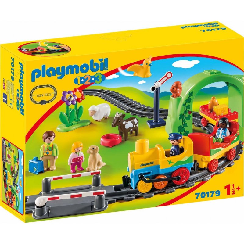 Σετ Τρένου 1.2.3 Με Ζωάκια Και Επιβάτες 70179 Playmobil
