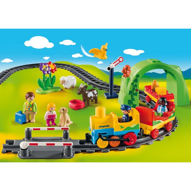 Σετ Τρένου 1.2.3 Με Ζωάκια Και Επιβάτες 70179 Playmobil