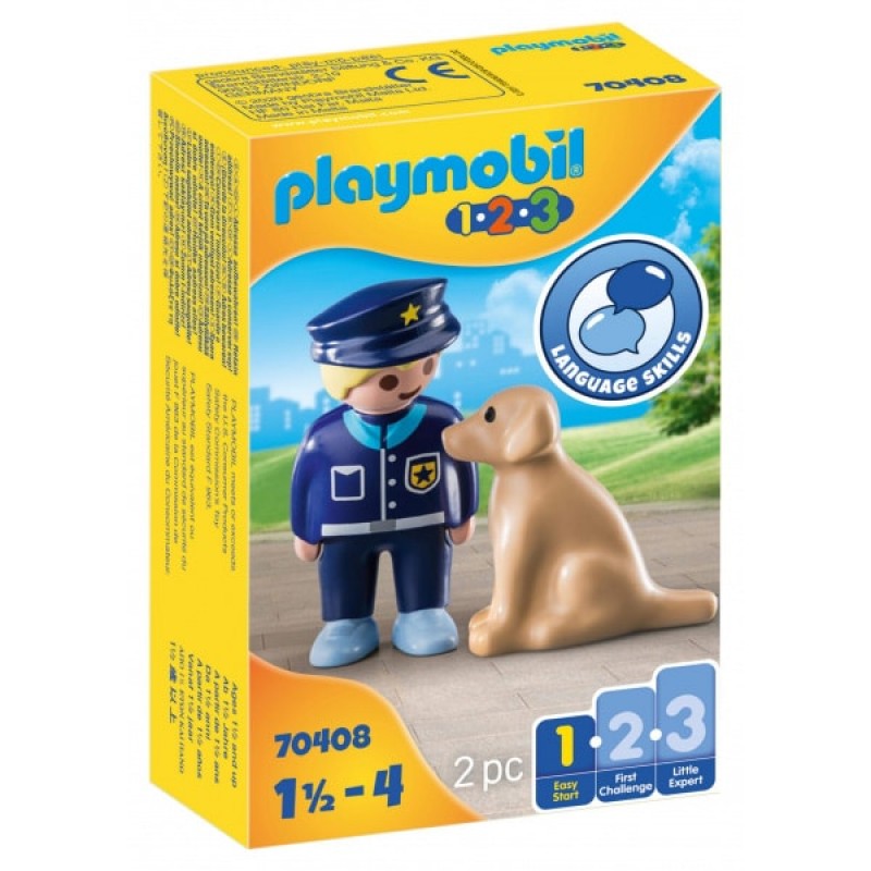 Αστυνομικός Με Εκπαιδευμένο Σκύλο 70408 Playmobil