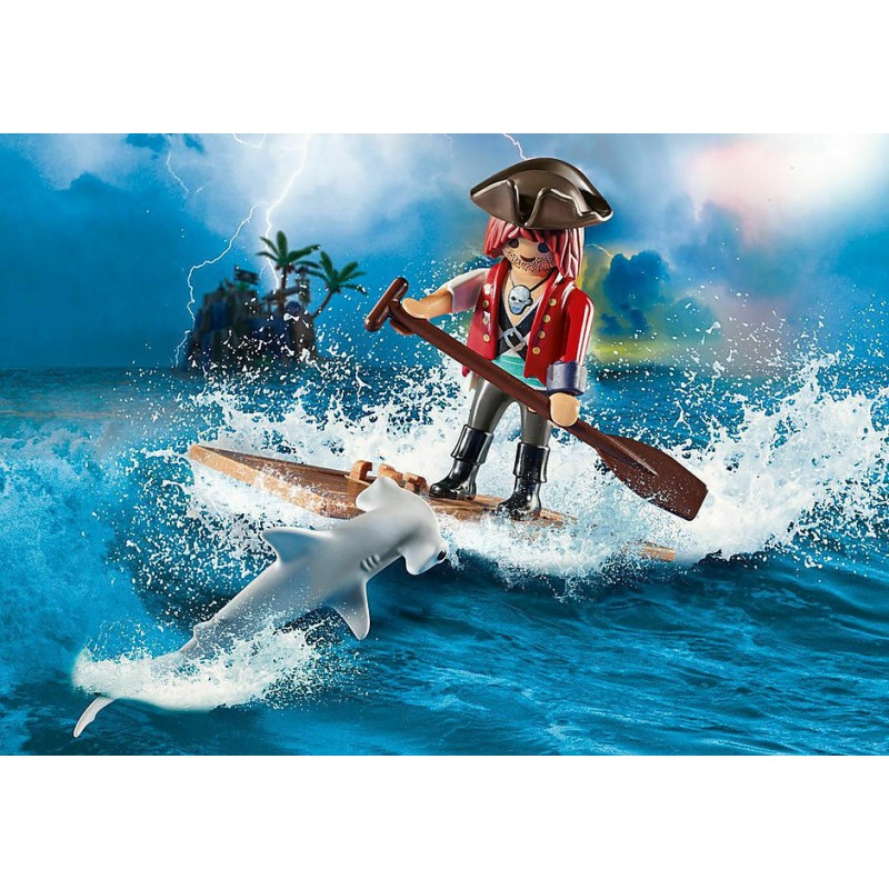 Πειρατής Με Σχεδία Και Σφυροκέφαλος Καρχαρίας 70598 Playmobil