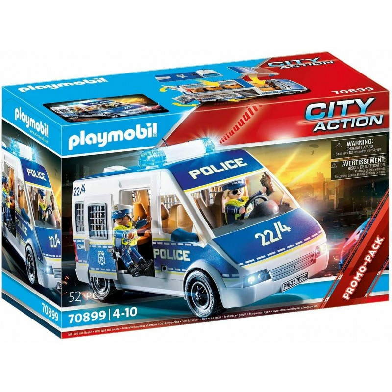 Αστυνομικό Λεωφορείο με Φώτα Και Ήχο 70899 Playmobil  