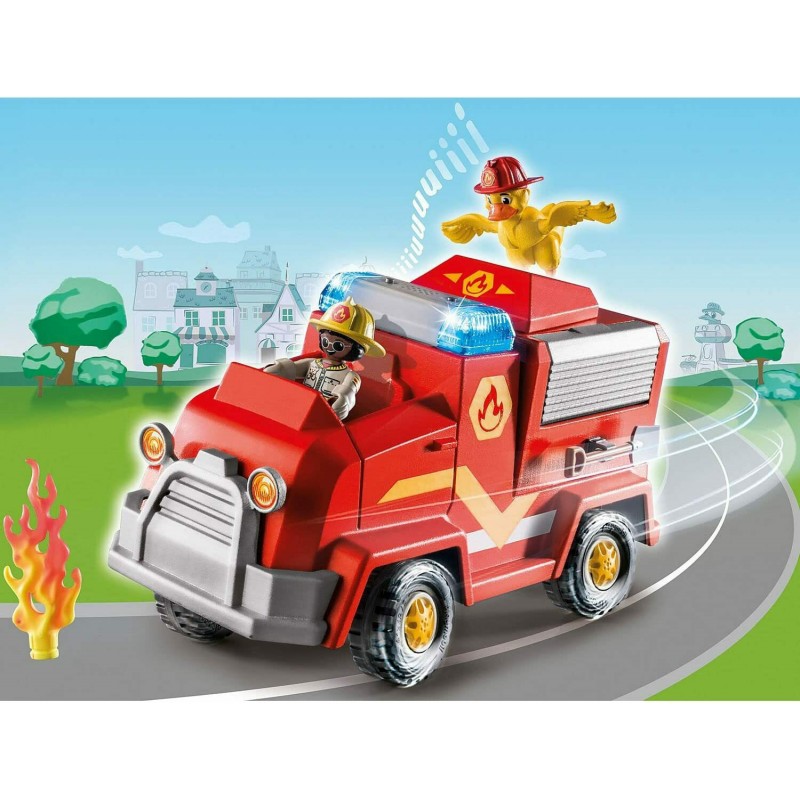  Όχημα Πυροσβεστικής Με Κανόνι Νερού Duck On Call 70914 Playmobil