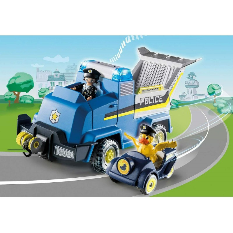Όχημα Αστυνομίας Με Mini Car 70915 Duck On Call Playmobil