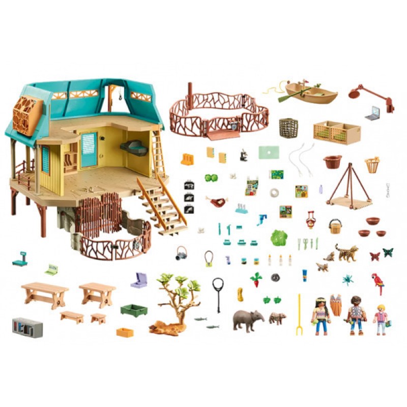 Wiltopia - Σταθμός Περίθαλψης Άγριων Ζώων 71007 Playmobil