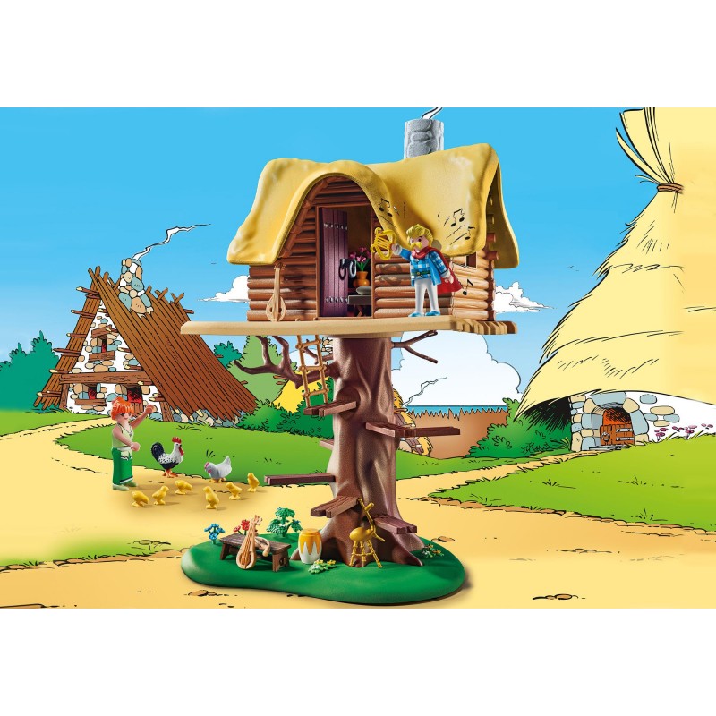 Asterix : Το Δεντρόσπιτο Του βάρδου Κακοφωνίξ 71016 Playmobil