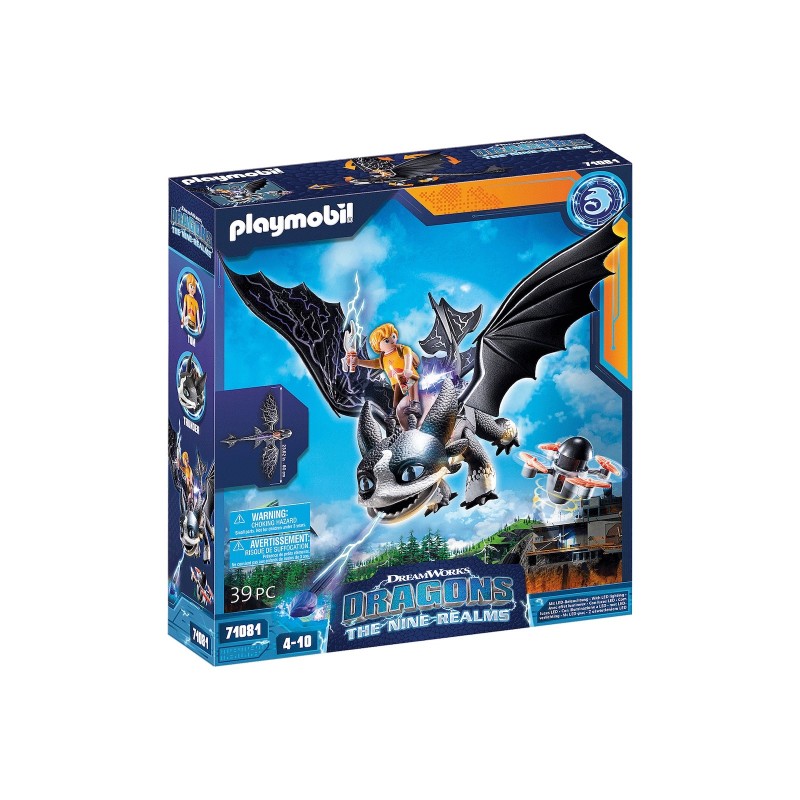 Dragons: The Nine Realms Thunder Και Tom 71081 Playmobil