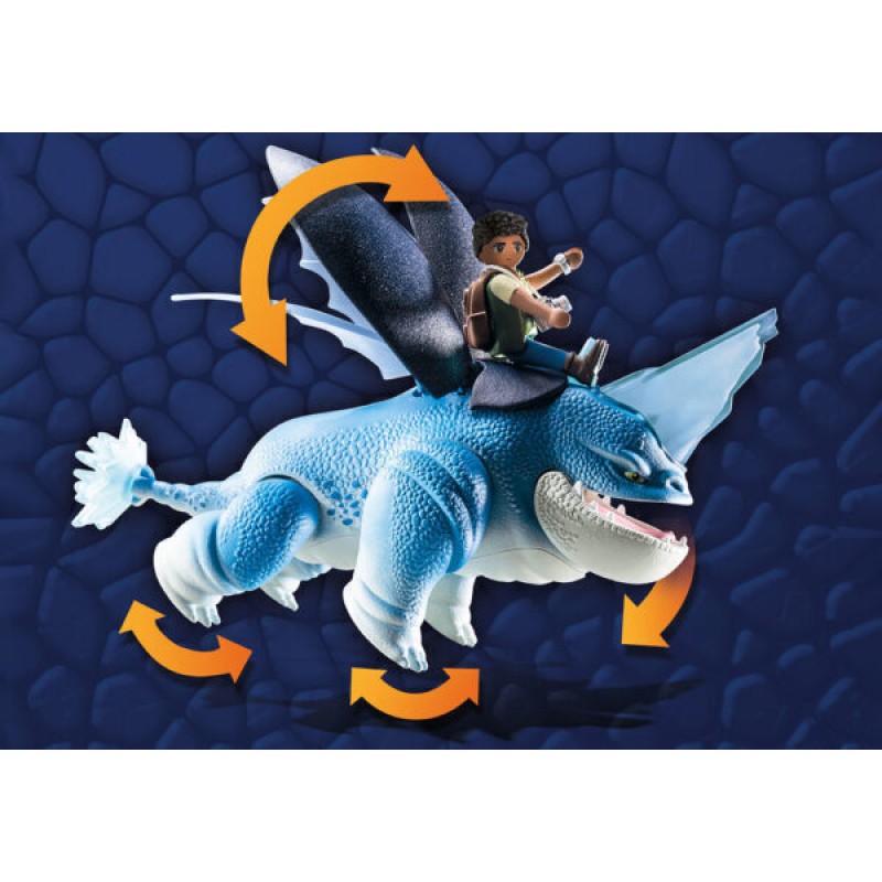 Dragons: The Nine Realms Plowhorn Και D'Angelo 71082 Playmobil