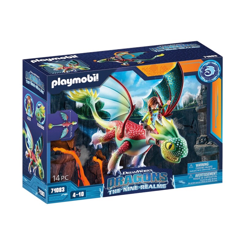 Dragons: The Nine Realms Feathers Και Alex 71083 Playmobil