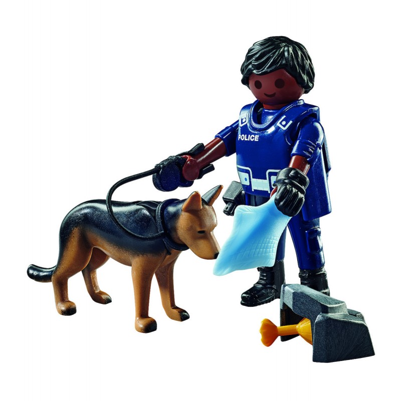 Αστυνομικός Με Σκύλο Ανιχνευτή 71162 Playmobil
