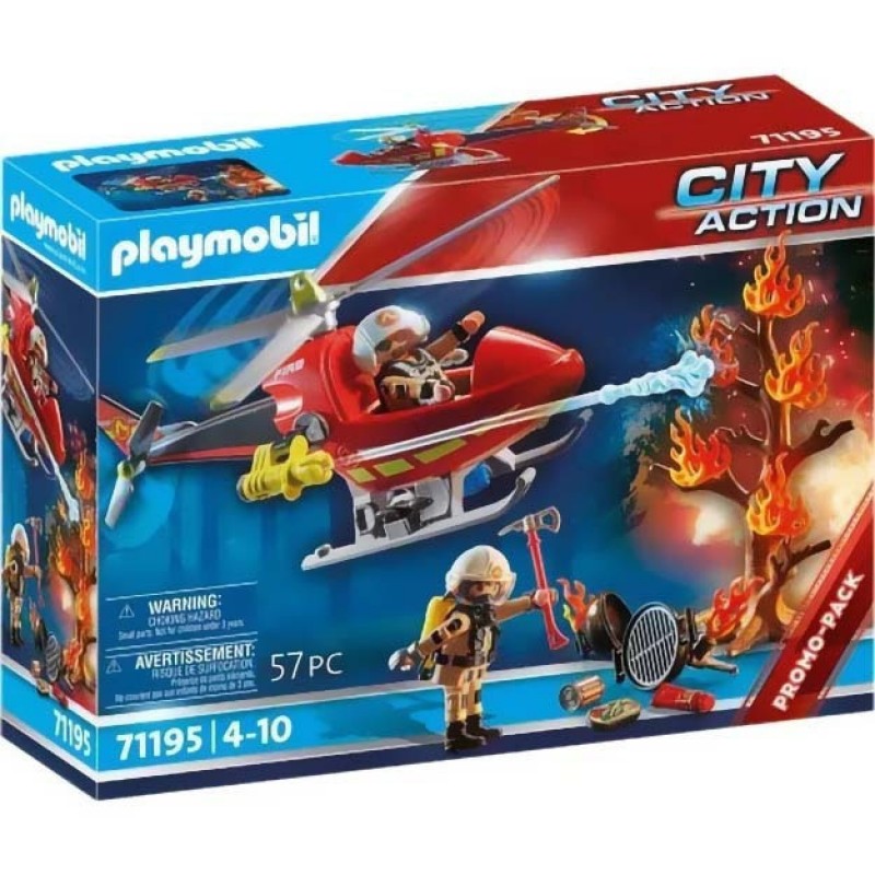 Ελικόπτερο Πυροσβεστικής 71195 Playmobil