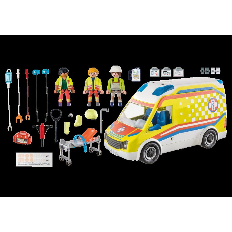 Ασθενοφόρο Με Διασώστες 71202 Playmobil