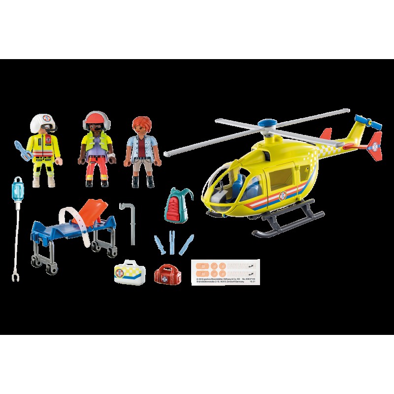 Ελικόπτερο Πρώτων Βοηθειών 71203 Playmobil