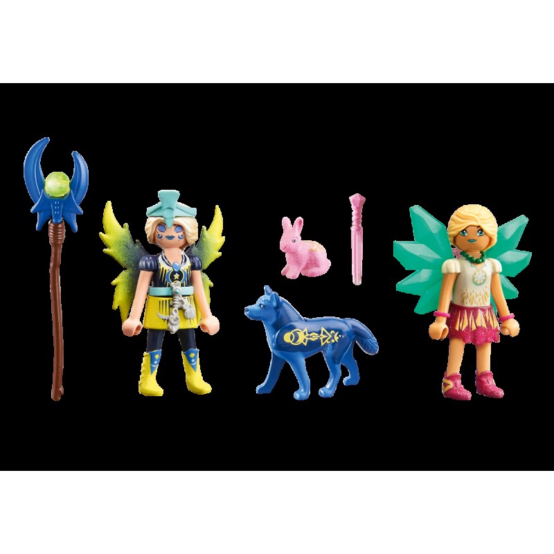 Crystal Και Moon Fairy Με Μαγικά Ζωάκια 71236 Playmobil