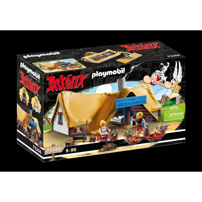 Asterix: Η Καλύβα Του Ψαρά Αλφαβητίξ 71266 Playmobil