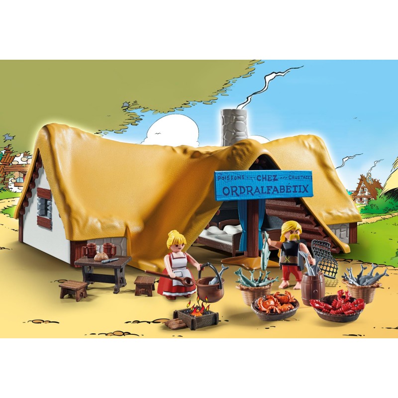 Asterix: Η Καλύβα Του Ψαρά Αλφαβητίξ 71266 Playmobil
